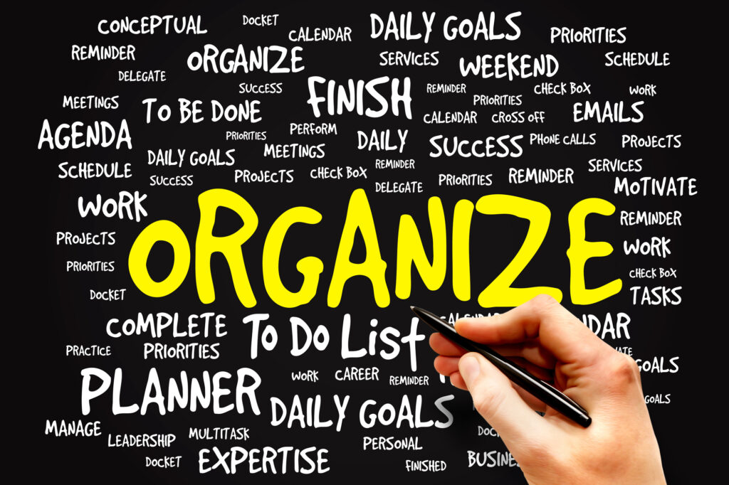 Tips for getting organized